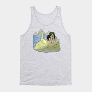 Hawaiian mermaid Tank Top